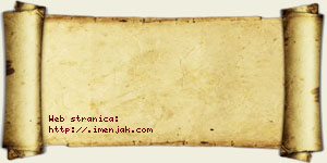 Danijela Bakula vizit kartica